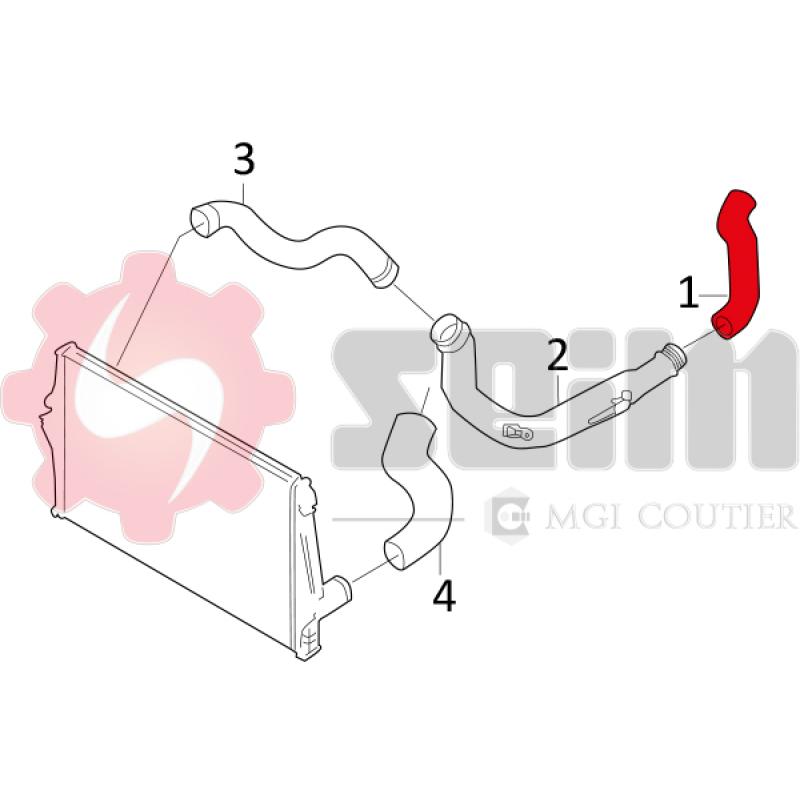 Gaine de suralimentation SEIM 981666 - Visuel 1