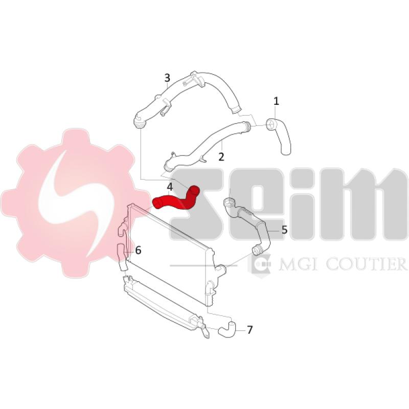 Gaine de suralimentation SEIM 981670 - Visuel 1