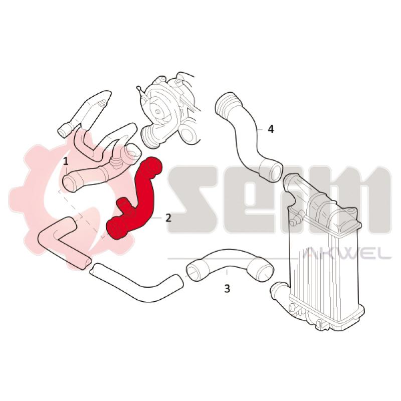 Gaine de suralimentation SEIM 981689 - Visuel 1