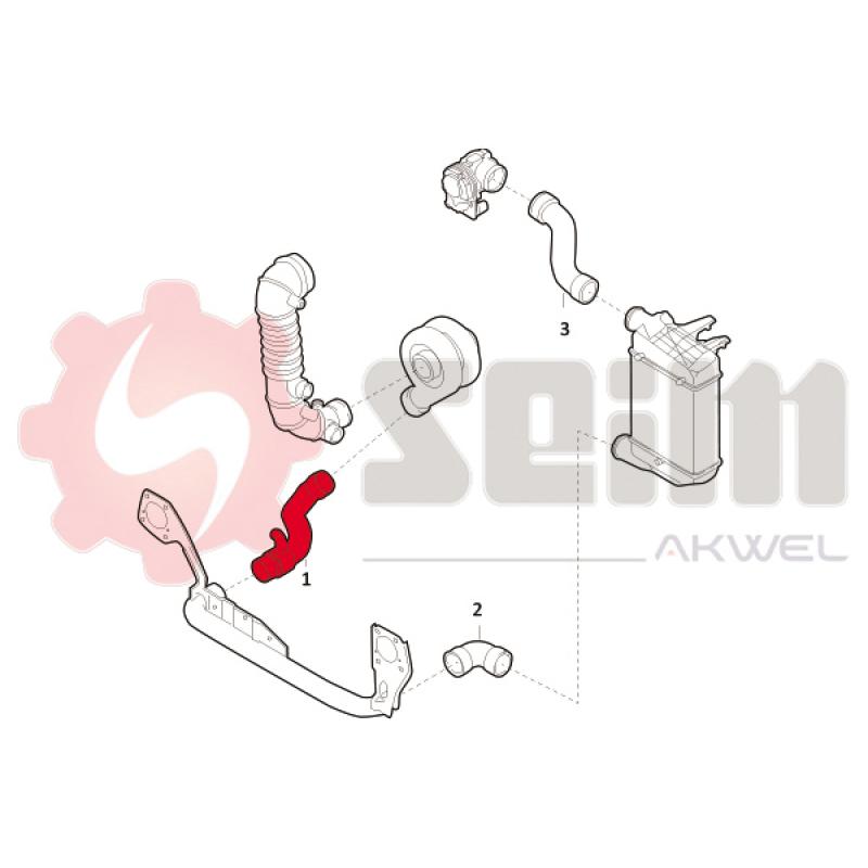 Gaine de suralimentation SEIM 981689 - Visuel 2