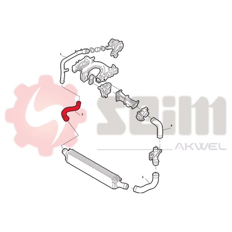 Gaine de suralimentation SEIM 981703 - Visuel 1