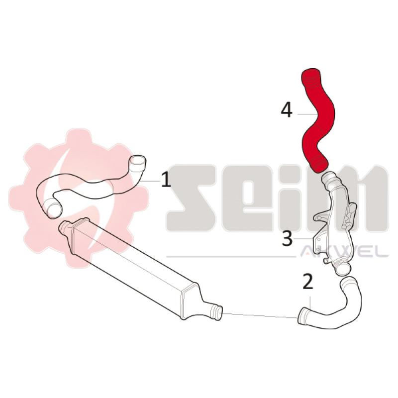 Gaine de suralimentation SEIM 981704 - Visuel 1