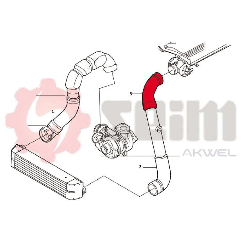 Gaine de suralimentation SEIM 981709 - Visuel 1