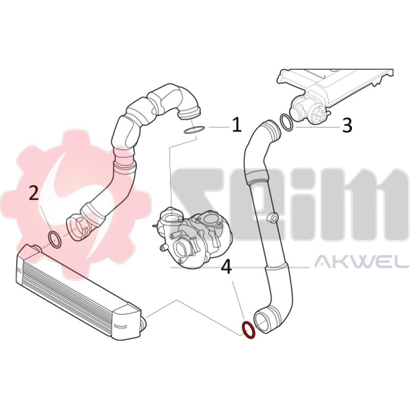 Gaine de suralimentation SEIM 981713 - Visuel 2