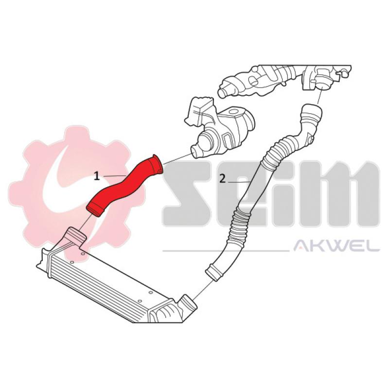 Gaine de suralimentation SEIM 981722 - Visuel 1