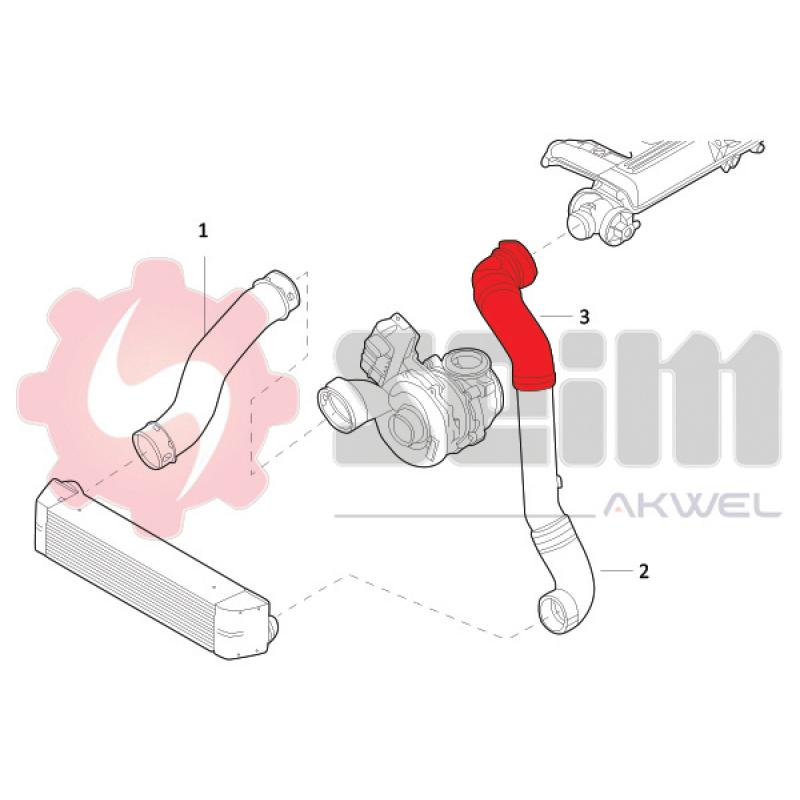 Gaine de suralimentation SEIM 981723 - Visuel 1