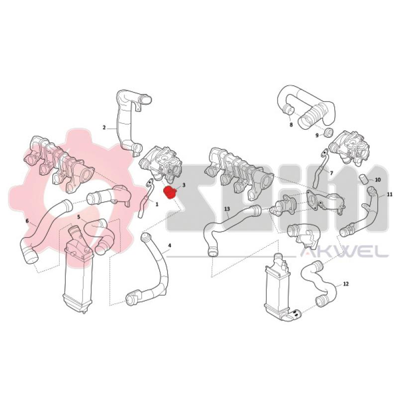 Gaine de suralimentation SEIM 981742 - Visuel 2