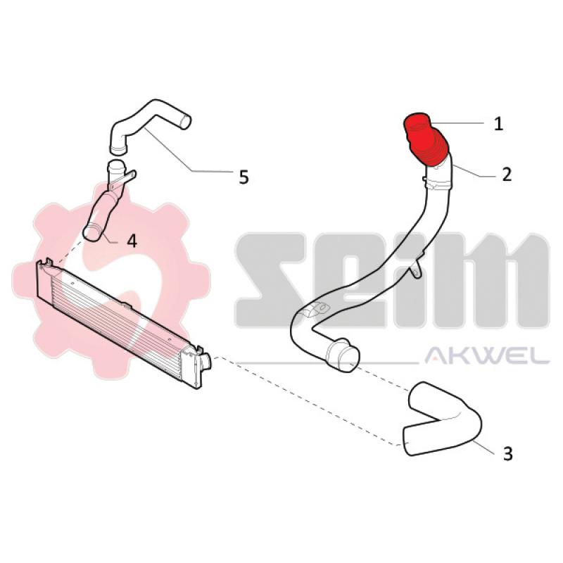 Gaine de suralimentation SEIM 981744 - Visuel 2