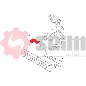 Gaine de suralimentation SEIM OEM 1366747080