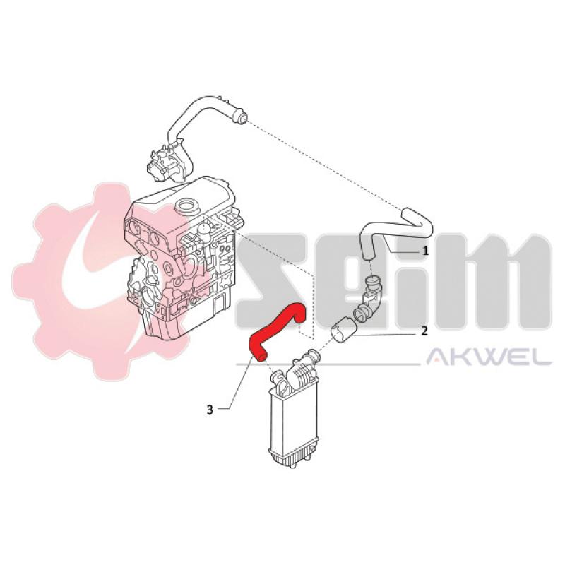 Gaine de suralimentation SEIM 981764 - Visuel 1