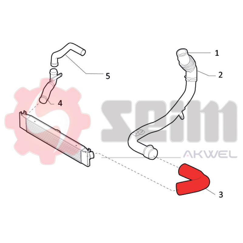 Gaine de suralimentation SEIM 981766 - Visuel 1