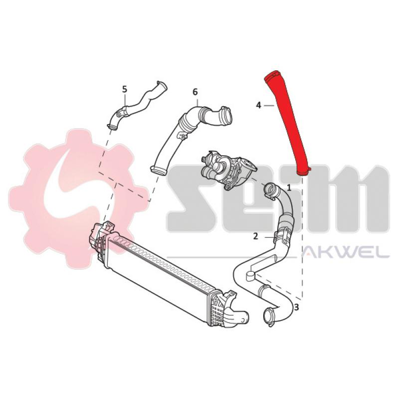 Gaine de suralimentation SEIM 981780 - Visuel 1