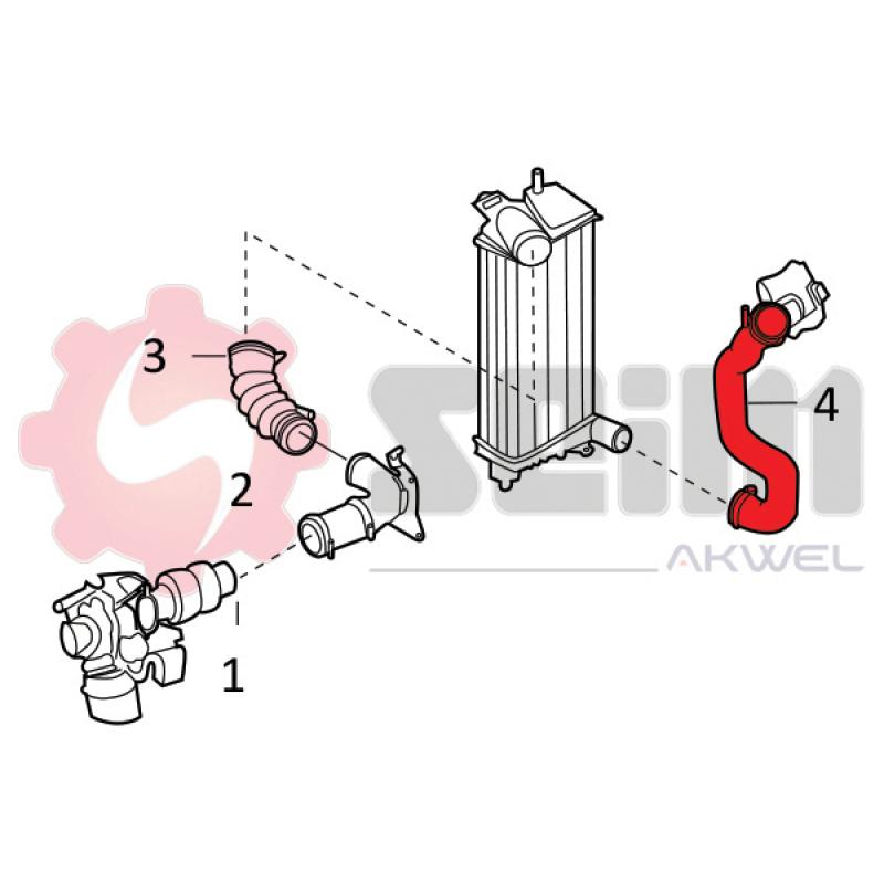 Gaine de suralimentation SEIM 981794 - Visuel 1