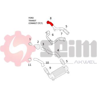 Gaine de suralimentation SEIM OEM 5050744