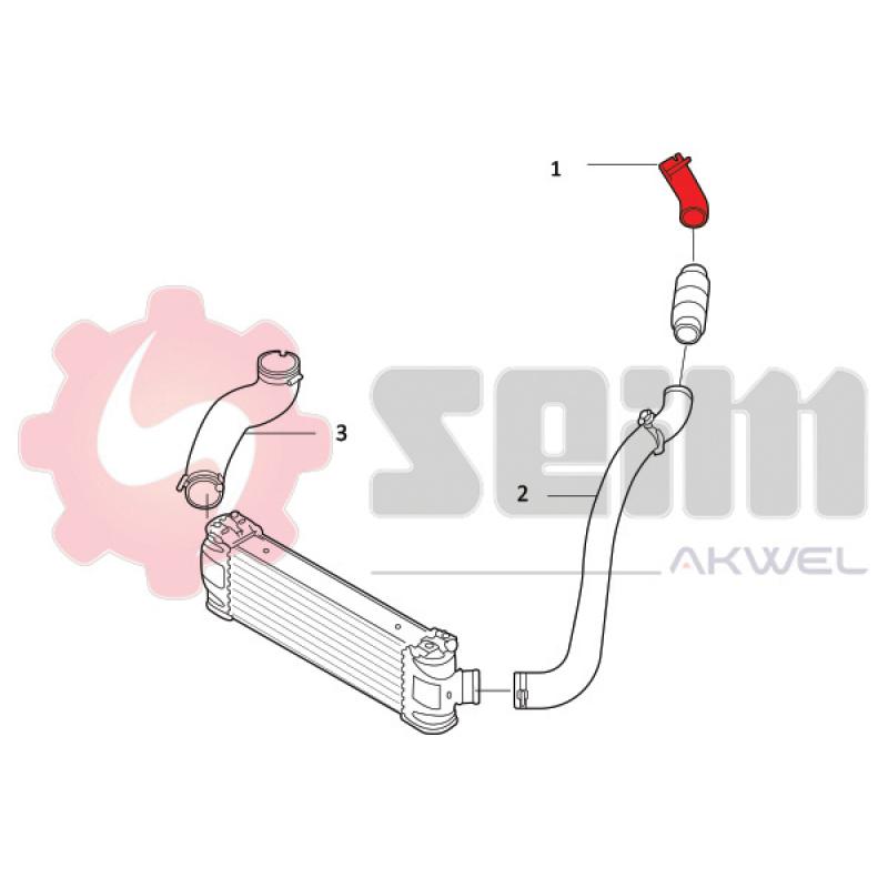 Gaine de suralimentation SEIM 981805 - Visuel 1