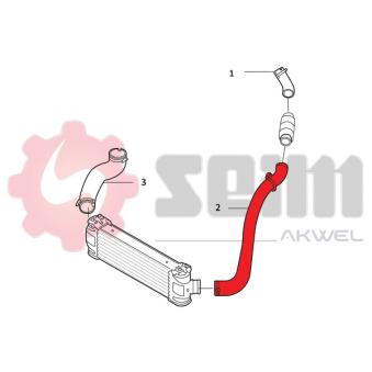 Gaine de suralimentation SEIM OEM 6C116K683EK