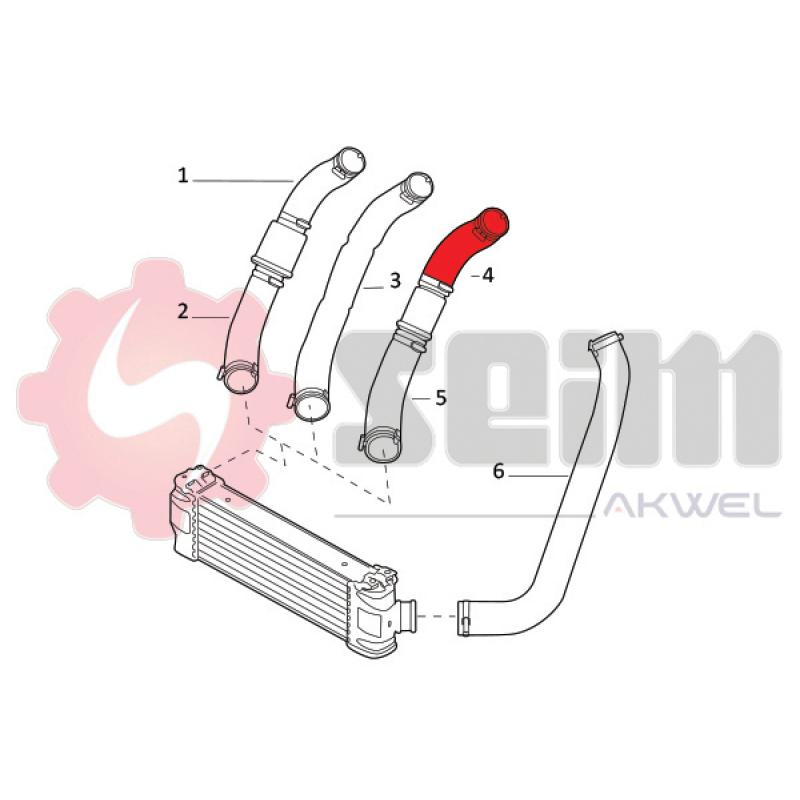 Gaine de suralimentation SEIM 981809 - Visuel 2