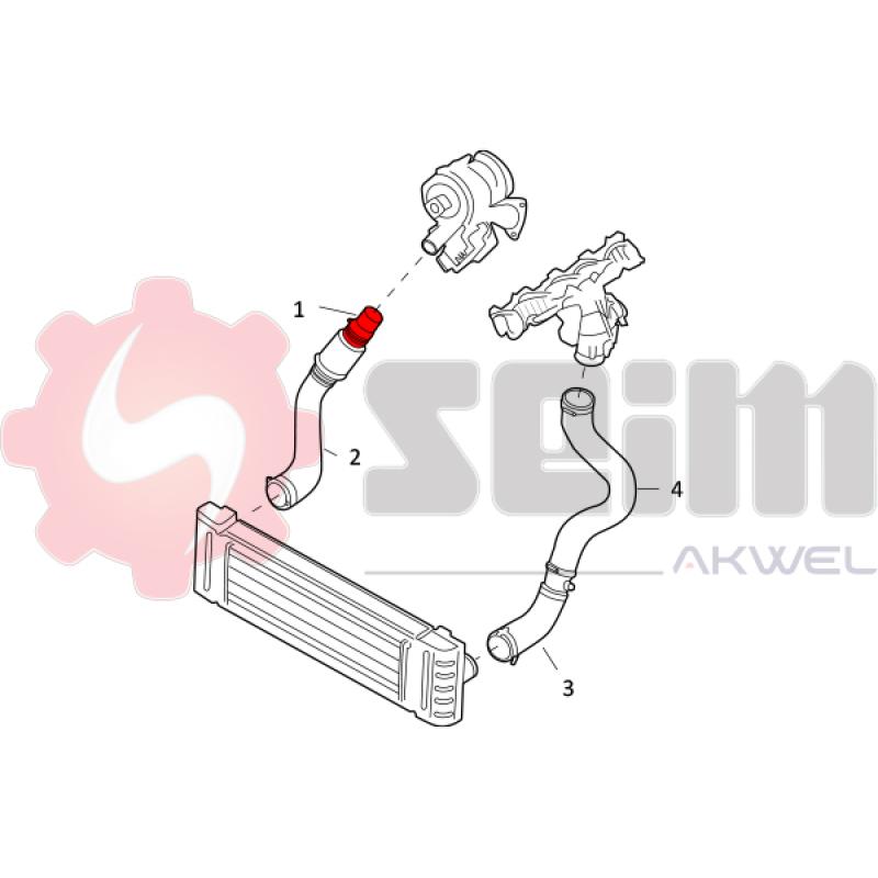 Gaine de suralimentation SEIM 981811 - Visuel 1