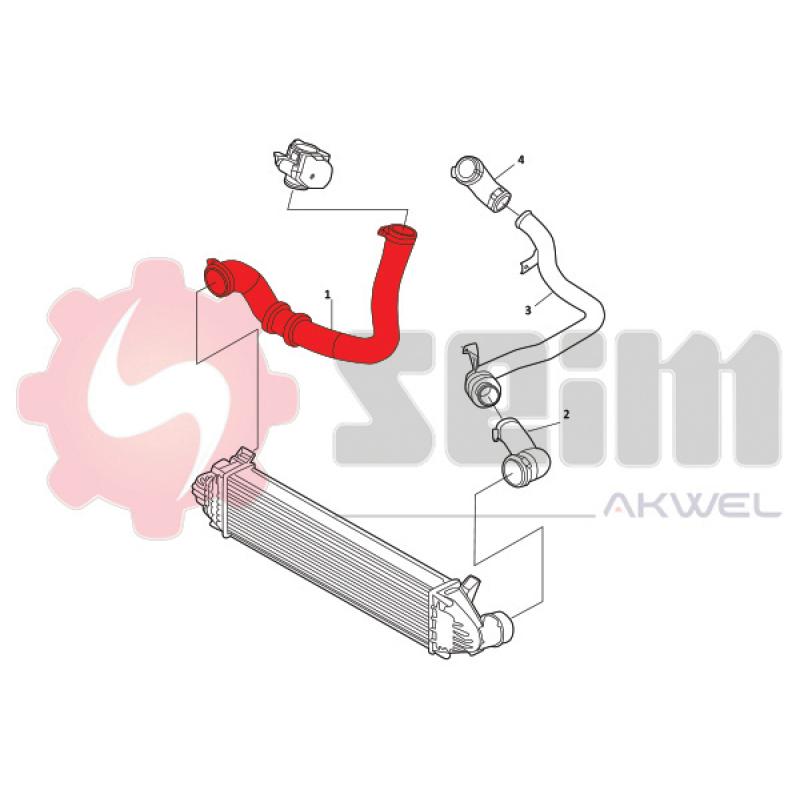 Gaine de suralimentation SEIM 981827 - Visuel 1