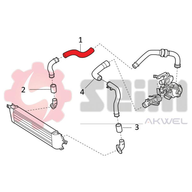 Gaine de suralimentation SEIM 981875 - Visuel 1