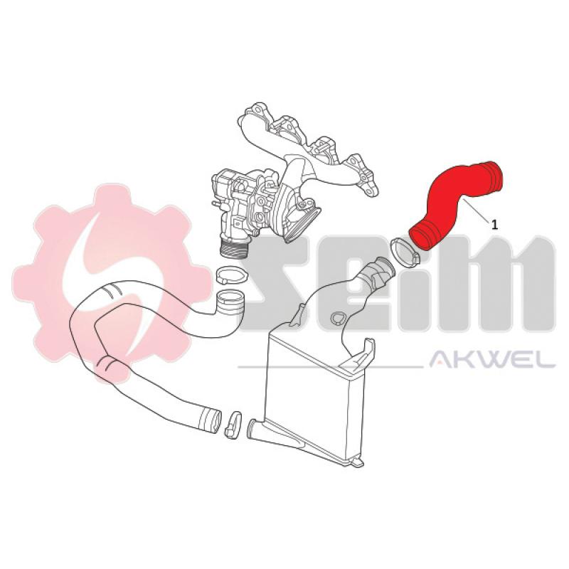 Gaine de suralimentation SEIM 981884 - Visuel 1