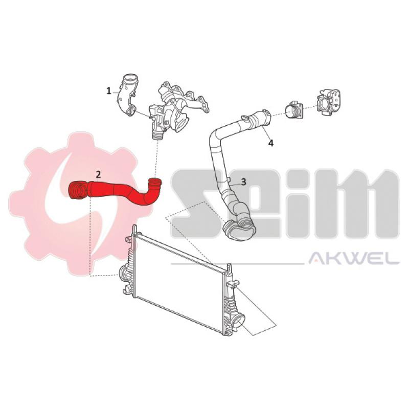 Gaine de suralimentation SEIM 981888 - Visuel 1