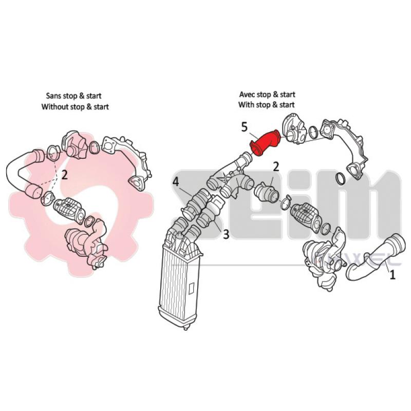 Gaine de suralimentation SEIM 981897 - Visuel 1