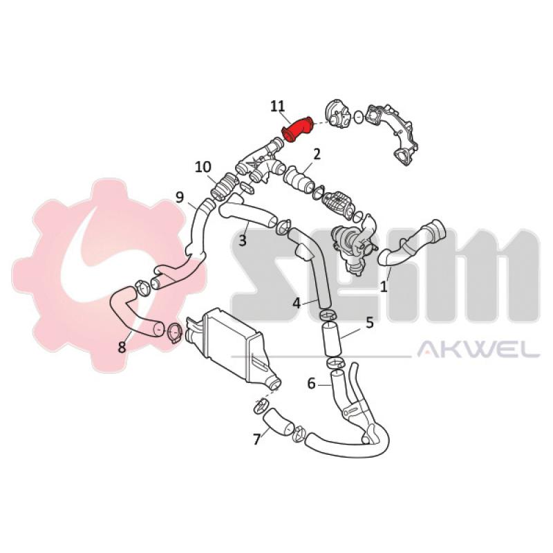 Gaine de suralimentation SEIM 981897 - Visuel 2