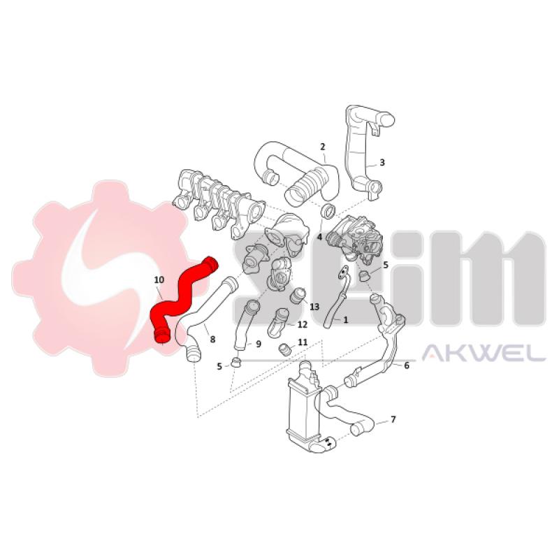 Gaine de suralimentation SEIM 981899 - Visuel 1