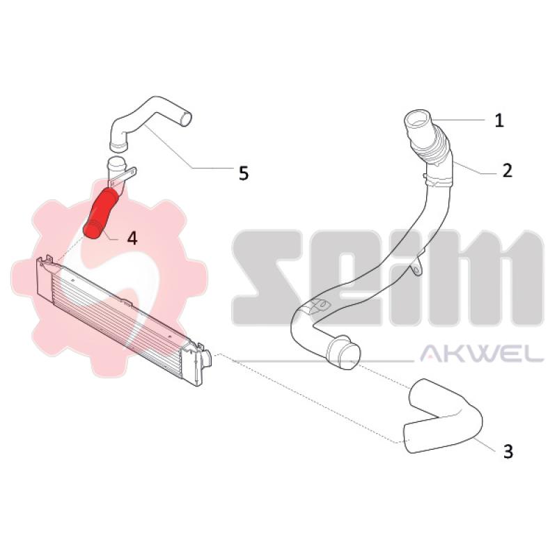 Gaine de suralimentation SEIM 981902 - Visuel 1