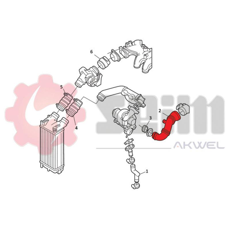 Tuyau d'aspiration, alimentation d'air SEIM 981903 - Visuel 1