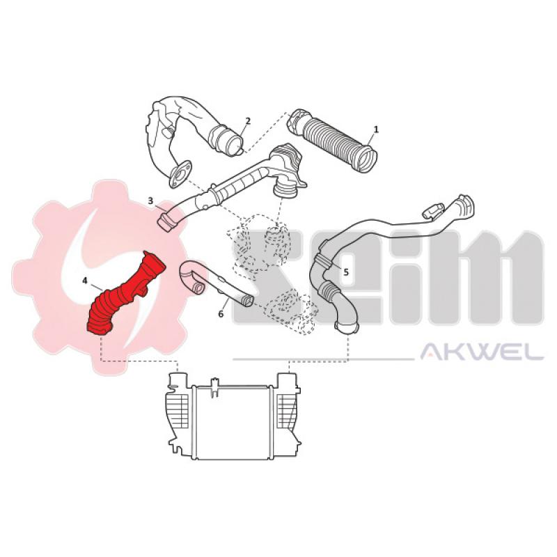 Gaine de suralimentation SEIM 981904 - Visuel 1