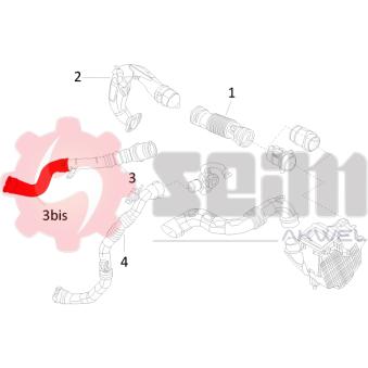 Gaine de suralimentation SEIM OEM 144606189R