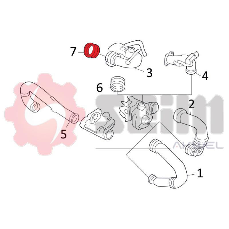 Gaine de suralimentation SEIM 981918 - Visuel 1