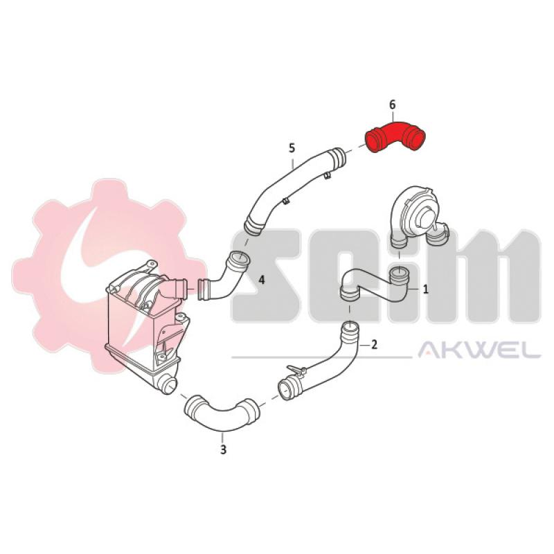 Gaine de suralimentation SEIM 981922 - Visuel 2
