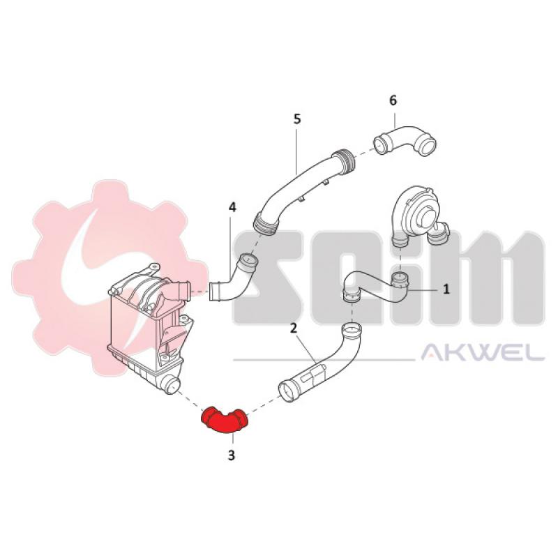 Gaine de suralimentation SEIM 981923 - Visuel 1