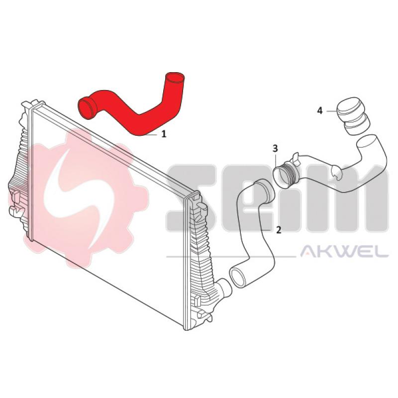 Gaine de suralimentation SEIM 981935 - Visuel 1
