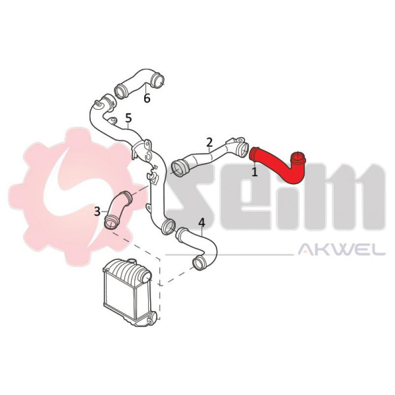 Gaine de suralimentation SEIM 981946 - Visuel 1