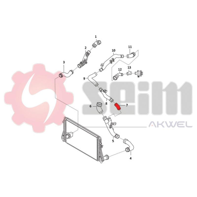 Gaine de suralimentation SEIM 981962 - Visuel 1