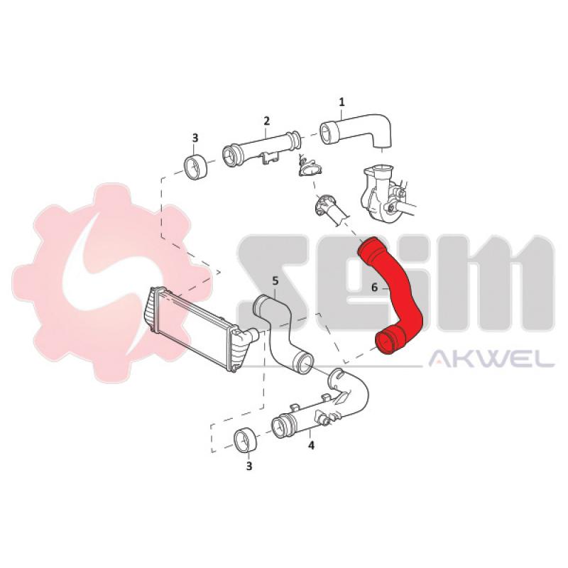 Gaine de suralimentation SEIM 981964 - Visuel 1