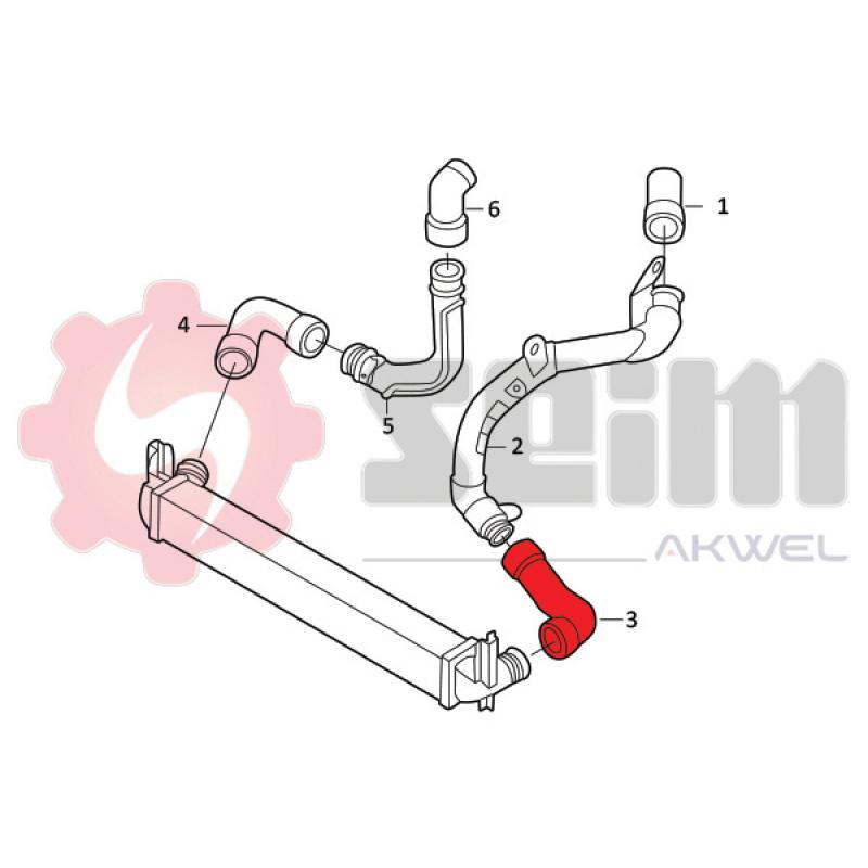 Gaine de suralimentation SEIM 981981 - Visuel 1