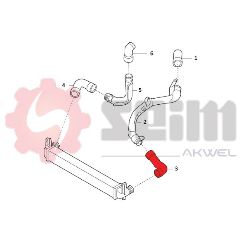 Gaine de suralimentation SEIM 981981 - Visuel 2