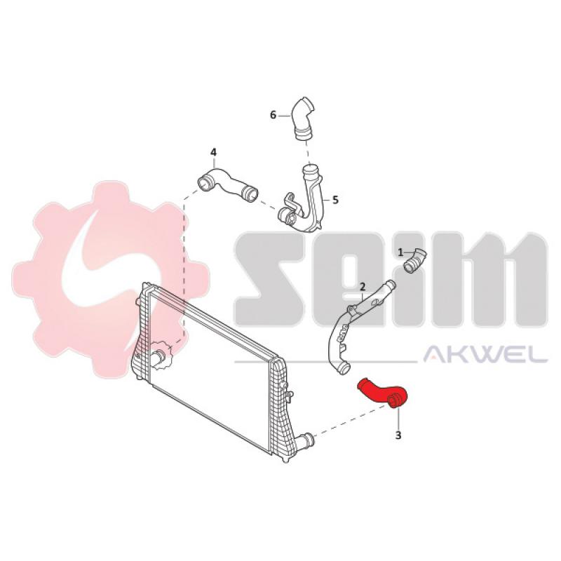 Gaine de suralimentation SEIM 981983 - Visuel 1