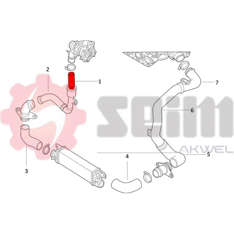 Gaine de suralimentation SEIM 982016 - Visuel 1