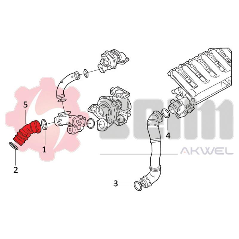 Gaine de suralimentation SEIM 982063 - Visuel 2