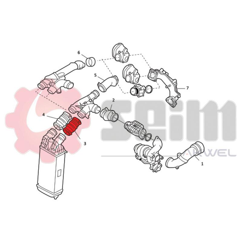 Gaine de suralimentation SEIM 982066 - Visuel 1