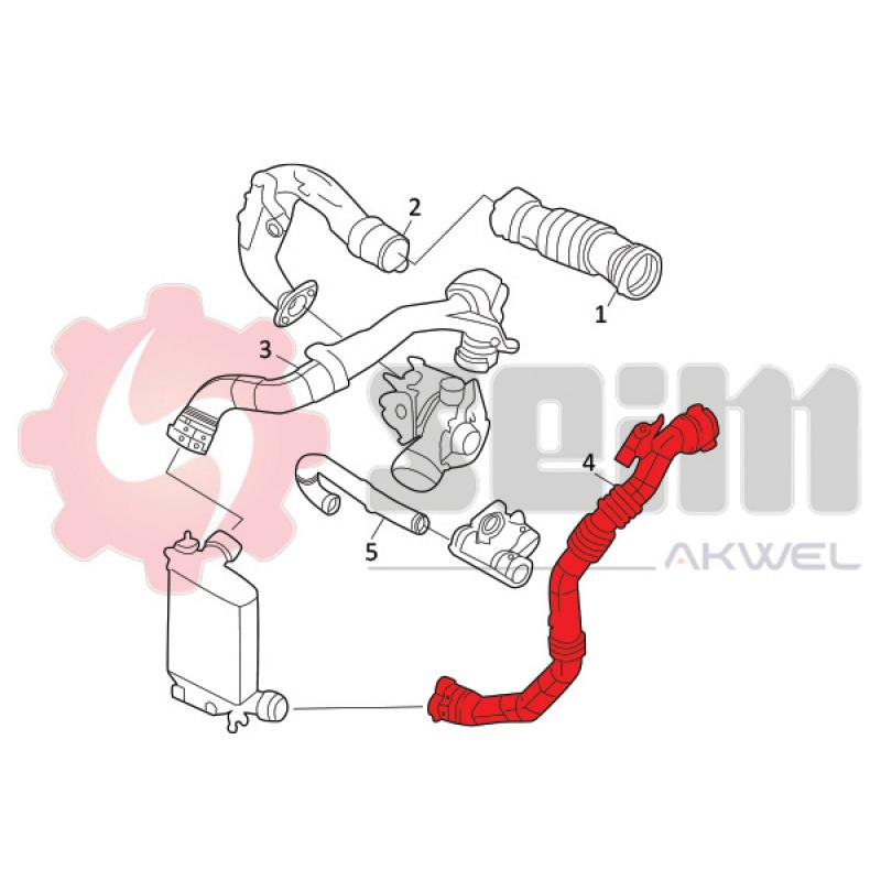 Gaine de suralimentation SEIM 982082 - Visuel 2