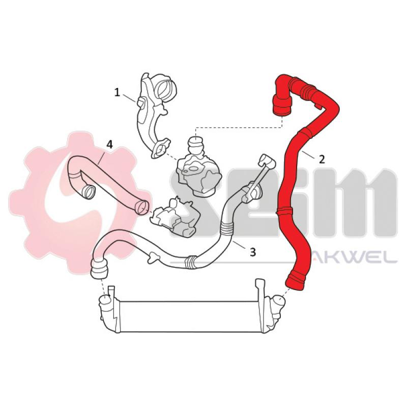 Gaine de suralimentation SEIM 982084 - Visuel 1