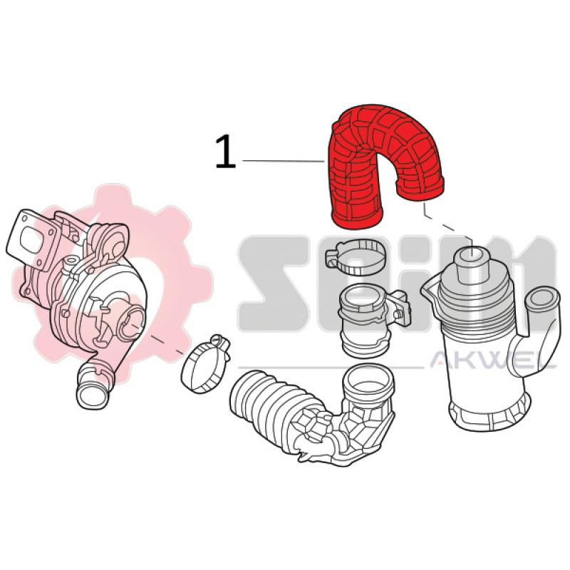 Gaine de suralimentation SEIM 982086 - Visuel 1