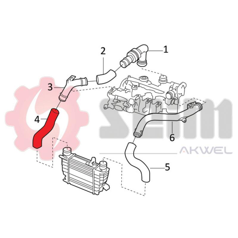 Gaine de suralimentation SEIM 982113 - Visuel 1